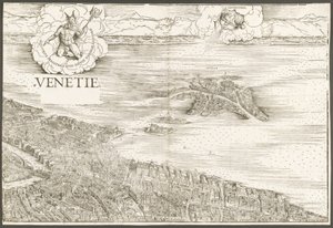 View of Venice [upper center block], 1500