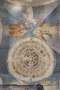 Vault with the Circular Image of Florence as the New Celestial Jerusalem by Jacopo di Cione
