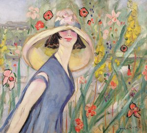 Woman in a Round Hat by Jacqueline Marval