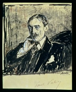 Portrait of the French Writer Paul Ambroise Valery (1871-1945)