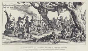 An Encampment of the First Gypsies in Central Europe
