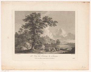 Landscape in the Vicinity of Saverne (IIme view of the surroundings of Saverne) by Jacques Aliamet (possibly)