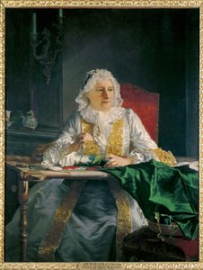 Portrait of Mme. Antoine Crozat by Jacques Andre Joseph Camelot Aved