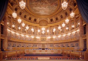 View of the Interior of the Royal Opera of Versailles by Jacques Ange Gabriel