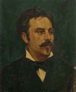Portrait of the Composer Gabriel Fauré, 1878 by Jacques Baugnies