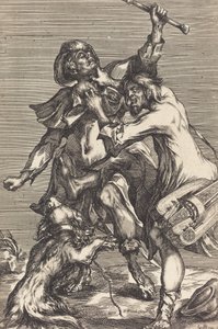Fighting Beggars by Jacques Bellange