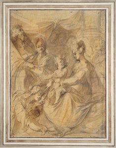 Holy Family with Saints Anne and Mary Magdalene