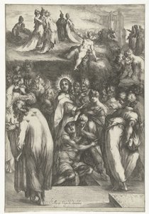 Raising of Lazarus by Jacques Bellange