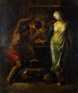 Vulcan forging the armour of Achilles overseen by Thetis by Jacques Blanchard