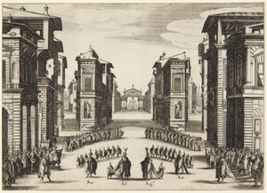 Act 2, from the Series Soliman by Jacques Callot