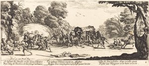 Attack on a Coach by Jacques Callot