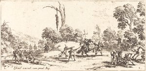 Attacking Travelers on the Highway by Jacques Callot