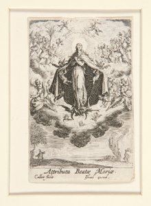 Attributions of the Virgin, no. 14 from The Life of the Virgin by Jacques Callot