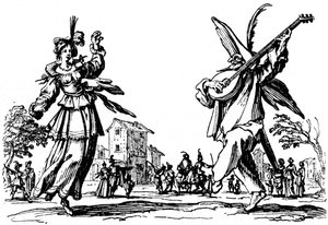 Balli di Sfessania - from Etchings by Jacomo Callot