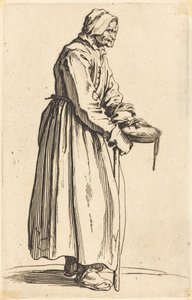 Beggar Woman with Pan by Jacques Callot