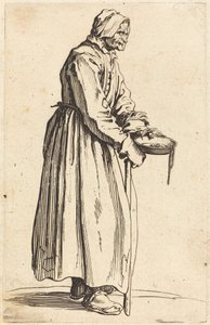 Beggar Woman with Pan by Jacques Callot