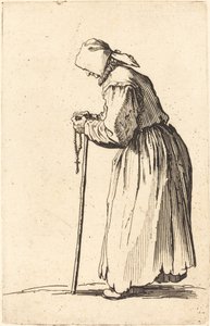 Beggar Woman with Rosary by Jacques Callot