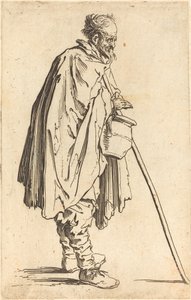 Beggar with Pot by Jacques Callot
