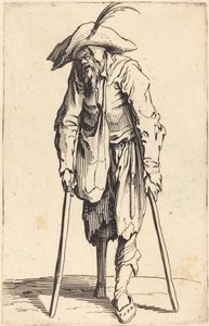 Beggar with Wooden Leg, c.1622 by Jacques Callot