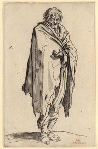 Beggar with Bare Feet, Plate 12 from the Series 