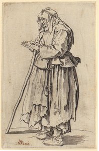 Beggar Woman with Her Alms, Plate 23 of the Series 