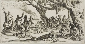 Camping Place of the Gypsies: The Preparation of the Feast by Jacques Callot