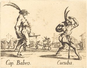 Cap. Babeo and Cucuba by Jacques Callot