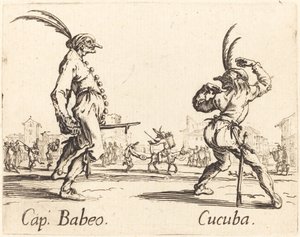 Cap. Babeo and Cucuba by Jacques Callot