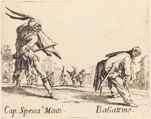 Cap. Spessa Monti and Bagattino by Jacques Callot