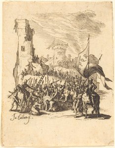 Christ Carrying the Cross by Jacques Callot