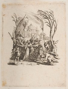 Christ Delivered to the Jews, no. 4 of 11 from La Petite Passion by Jacques Callot
