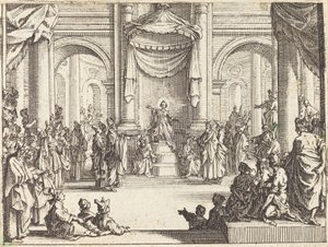 Christ Disputing with the Doctors by Jacques Callot