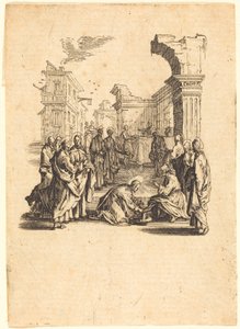Christ Washing the Feet of the Apostles by Jacques Callot