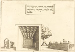 Church in Cairo by Jacques Callot