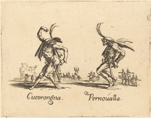Cucorongna and Pernoualla by Jacques Callot