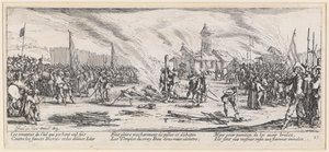 The Bonfire by Jacques Callot