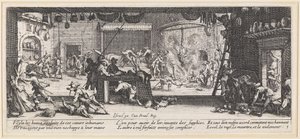 The Plundering by Jacques Callot