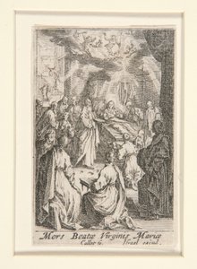 Death of the Virgin, No. 11 from The Life of the Virgin by Jacques Callot