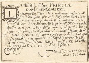 Dedication to Don Lorenzo de