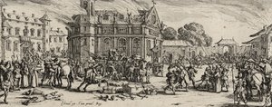 Destruction of a Convent by Jacques Callot