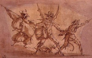 Devil Musketeers by Jacques Callot