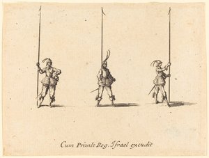 Drill with Raised Pikes by Jacques Callot