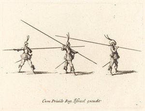 Drill with Tilted Pikes by Jacques Callot