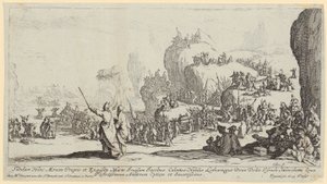 Crossing of the Red Sea by Jacques Callot