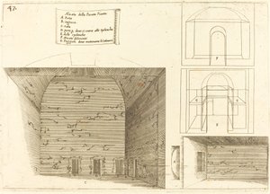 Elevation of a Passage Plan by Jacques Callot