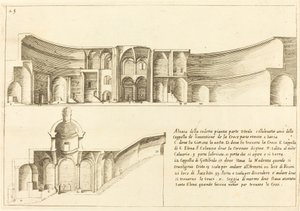 Elevation of the Chapel of the Invention of the Cross by Jacques Callot