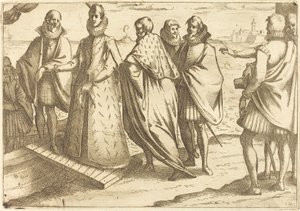 Embarkation at Genoa by Jacques Callot