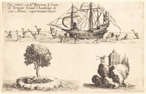 Entry of M. le Comte de Brionne, Grand Chamberlain of His Highness, Representing Jason by Jacques Callot