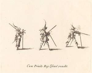 Firing the Musket by Jacques Callot