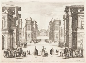 First Act of Soliman by Jacques Callot